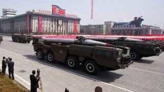 Korea ya Ruguru imaze igihe yerekana inguvu za gisirikare zayo