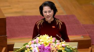 Vietnam national assembly chairwoman Nguyen Thi Kim Ngan