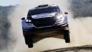 Elfyn Evans yn yr Ariannin