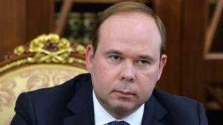Новый глава президентской администрации РФ Антон Вайно во время встречи с Владимиром Путиным 12 августа 2016 г.