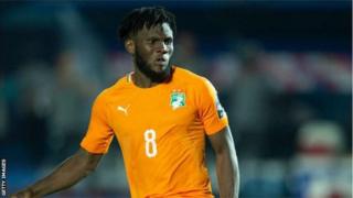 L'Ivoirien Franck Kessié a marqué sur penalty, pour la Côte d'Ivoire.