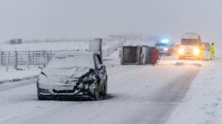 Crash on A947