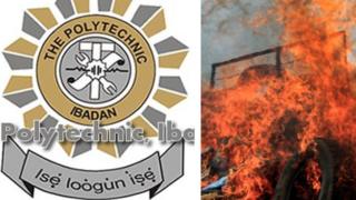 Aworan ami idanimọ Poly Ibadan atiafihan ina to n jo