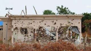 Une mosquée de Bama criblée de balles dans la banlieue de Maiduguri dans l'Etat de Borno (Illustration)