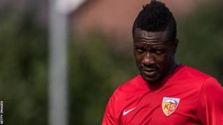Gyan amaze kwinjiza ibitsindo 51 mu nkino 106 mpuzamakungu
