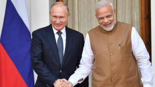 पुतिन और नरेंद्र मोदी