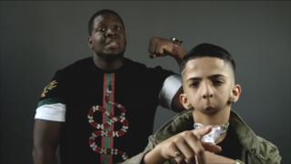 Isaiah Acosta y el rapero Trap House