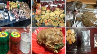La fiscalía de Ciudad de México confiscó estas golosinas con droga.