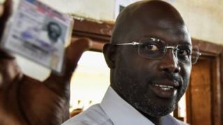 George Weah ayaa seneter ka ah deegaanka Montserrado ee dalka Liberia