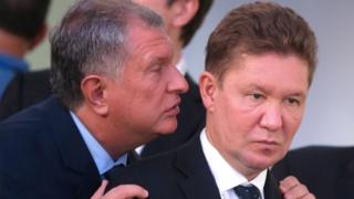 Игорь Сечин и Алексей Миллер