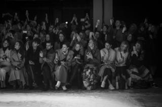 The front row at the Roksanda show during London Fashion Week February 2019