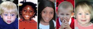 Baby P, Victoria Climbie, Kyra Ishaq, Daniel Pelka, Ayeeshia Jane Smith