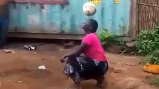 Girl jogging