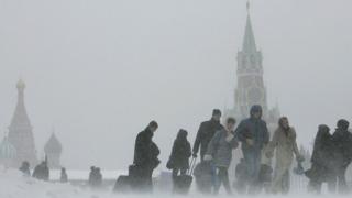 Москва зимой