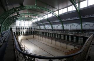 The gala pool area at Moseley Road Baths in 2020