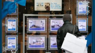 Estate agent's window