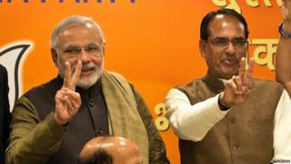 मोदी, शिवराज सिंह चौहान