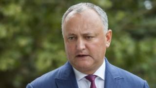 Moldova President Igor Dodon