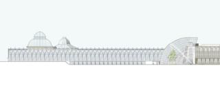 Artist's impression of glasshouse