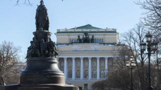 Александринский театр в Петербурге