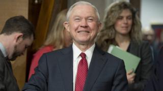 This file photo taken on February 2, 2017 shows US Senator Jeff Sessions, Republican of Alabama and nominee for US Attorney General