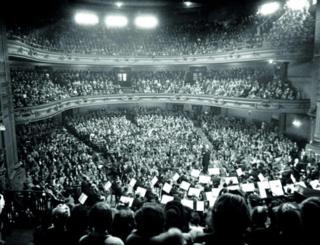 The Vienna Philharmonic Orchestra conducted by Bruno Walter, 1947 © Paul Shillabeer's daughter Pauline Grierson.jpg