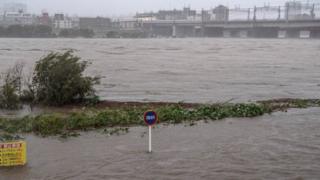 Typhoon Hagibis hits Japan