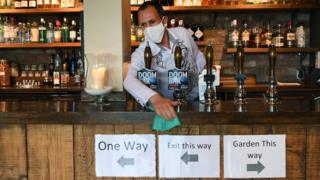 Man at bar