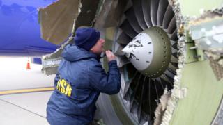 Вигляд літака після аварії