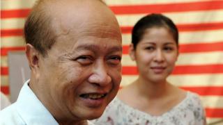 Prince Norodom Ranariddh and his wife Ouk Phalla. Archive photo
