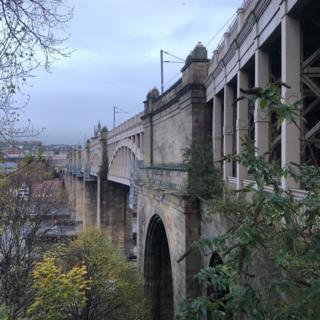 The High Level Bridge which spans the River Tyne between Newcastle and Gateshead