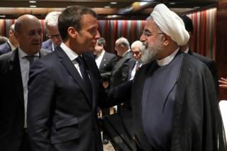 روحانی و مکرون