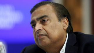 Managing Director of Reliance Industries, Mukesh Ambani.