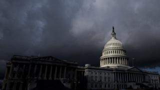 Thick darkness over US Capitol