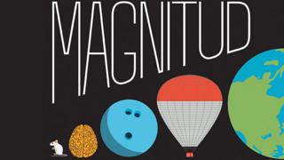 Detalle de la portada del libro Magnitud: la escala del Universo