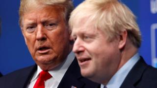 Donald Trump and Boris Johnson
