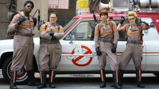 The cast of the new Ghostbusters movie