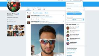 টুইটারে সাকিবের অনুসারী ১৪ লাখ