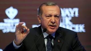 الرئيس التركي رجب طيب إردوغان