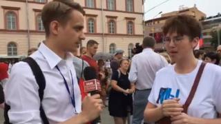 Марш от Чистых прудов до Петровки