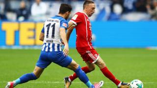 Frank Ribery s'est déchiré un ligament du genou gauche.