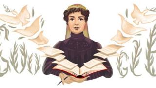 Doodle de Bertha von Suttner,