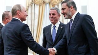 Vladimir Putin ve Hakan Fidan