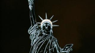 Nkwu mnwereonwe dị na Nu Yọk a na-akpọ 'statue of liberty' na bekee