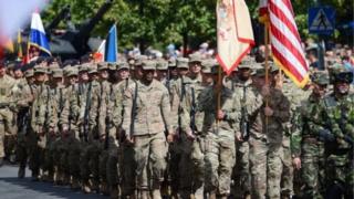Sojojin Amurka a birnin Warsaw a 2017