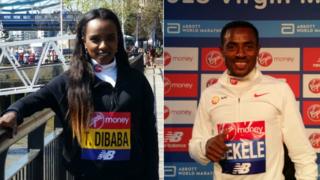 ኣትሌት ጥሩነሽ ዲባባን፡ ኣትሌት ቀነኒሳ በቀለን
