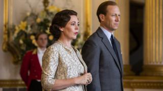 hollywood Olivia Colman and Tobias Menzies as the Queen and the Duke of Edinburgh in The Crown season three