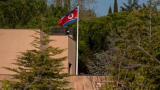 North Korean embassy in Madrid