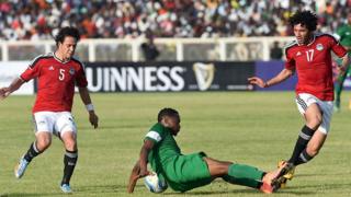Un match de qualification Nigeria-Egypte pour la CAN 2017, en mars 2016, à Kaduna.