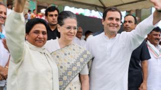 రాహుల్ గాంధీ, సోనియా గాంధీ, మాయావతి